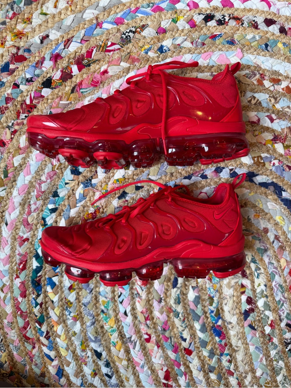 Mens Red Air VaporMax Sneakers Size 11